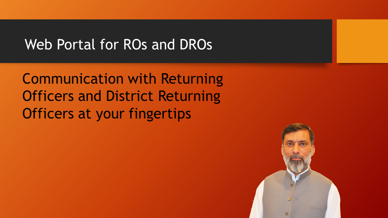 Web Portal for ROs and DROs